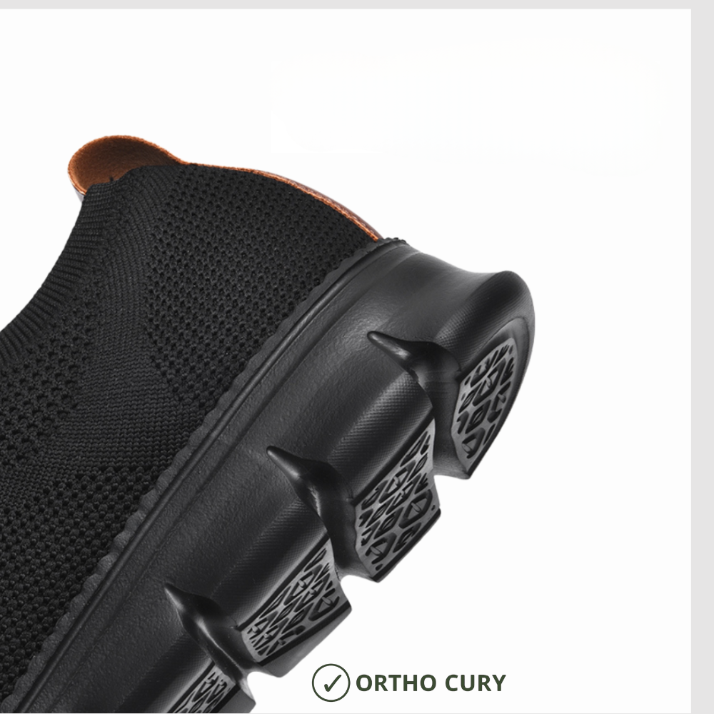 Ortho Cury Confort Max – Chaussures de Marche Santé & Soutien Gris