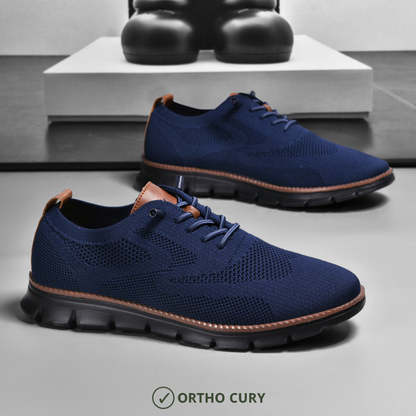 Ortho Cury Confort Max – Chaussures de Marche Santé & Soutien Gris