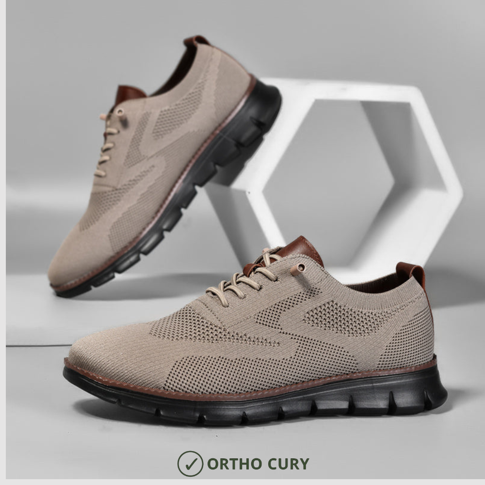 Ortho Cury Confort Max – Chaussures de Marche Santé & Soutien Gris