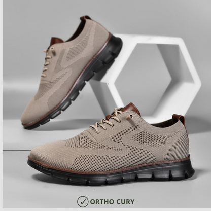 Ortho Cury Confort Max – Chaussures de Marche Santé & Soutien Gris