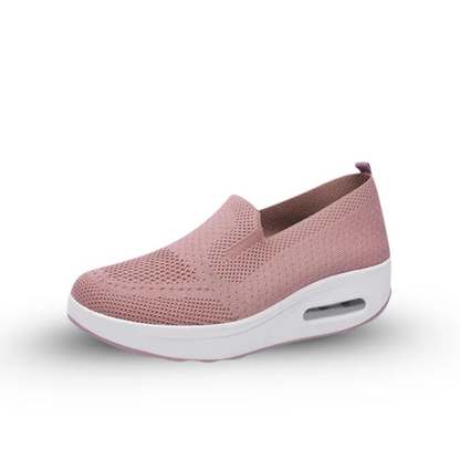 Ortho Cury - Baskets confort femme Bleu